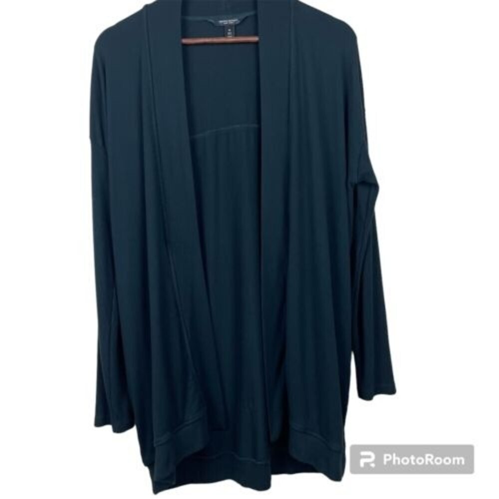 Banana Republic Baby Terry Cardigan/Long Sleeves/ Open/ Black/ Size M